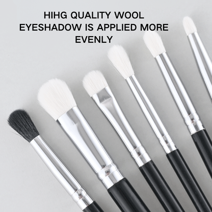 PANSYTRACY 7Pcs Professional Makeup Brush Set – Essential Face & Eye Brush Kit