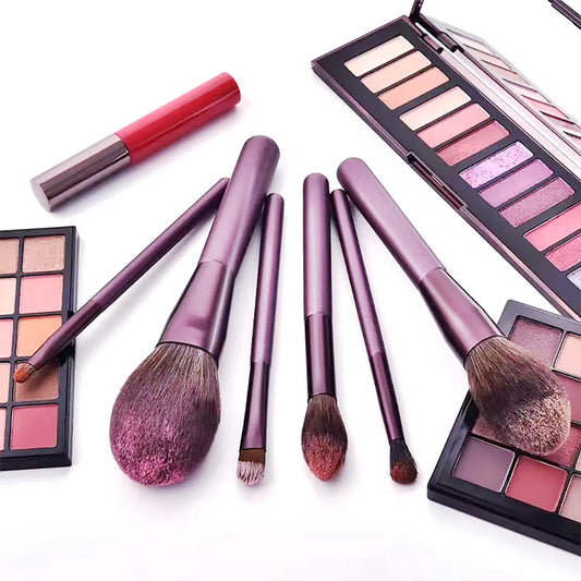 PANSYTRACYBEAUTY 12Pcs Purple Professional Makeup Brush Set