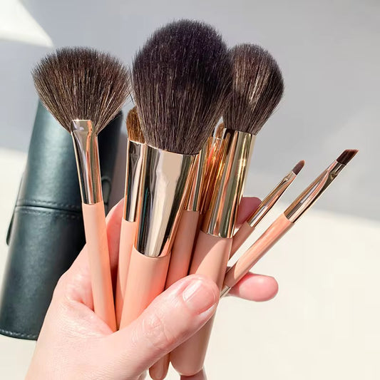 PANSYTRACYBEAUTY Portable Travel Makeup Brush Set 10Pcs