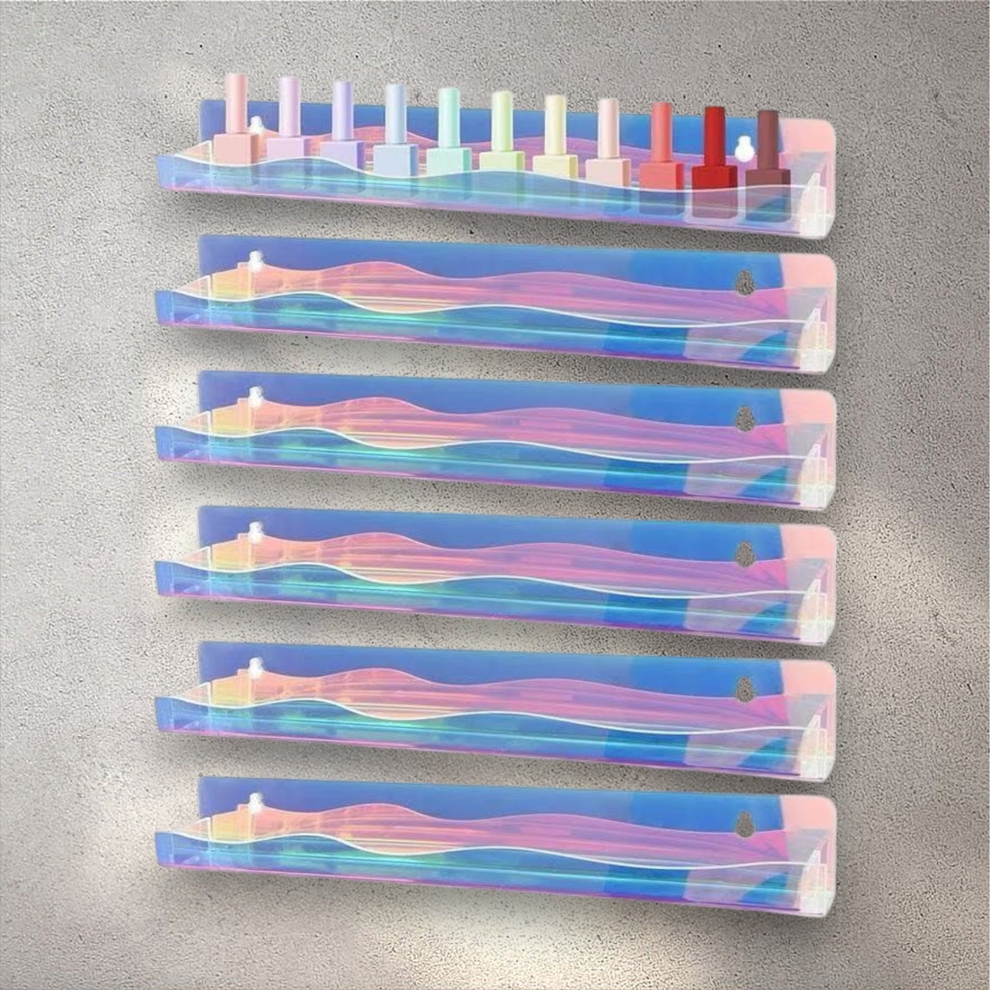 PANSYTRACY Colorful Acrylic Nail Polish Holder（2 Pieces） - Pansytracy