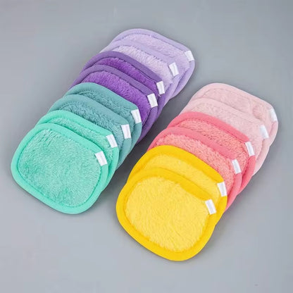 PANSYTRACY BEAUTY 7Pcs Makeup Removal Cotton Pads Reusable Facial Clean