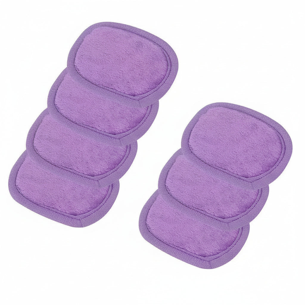 PANSYTRACY BEAUTY 7Pcs Makeup Removal Cotton Pads Reusable Facial Clean