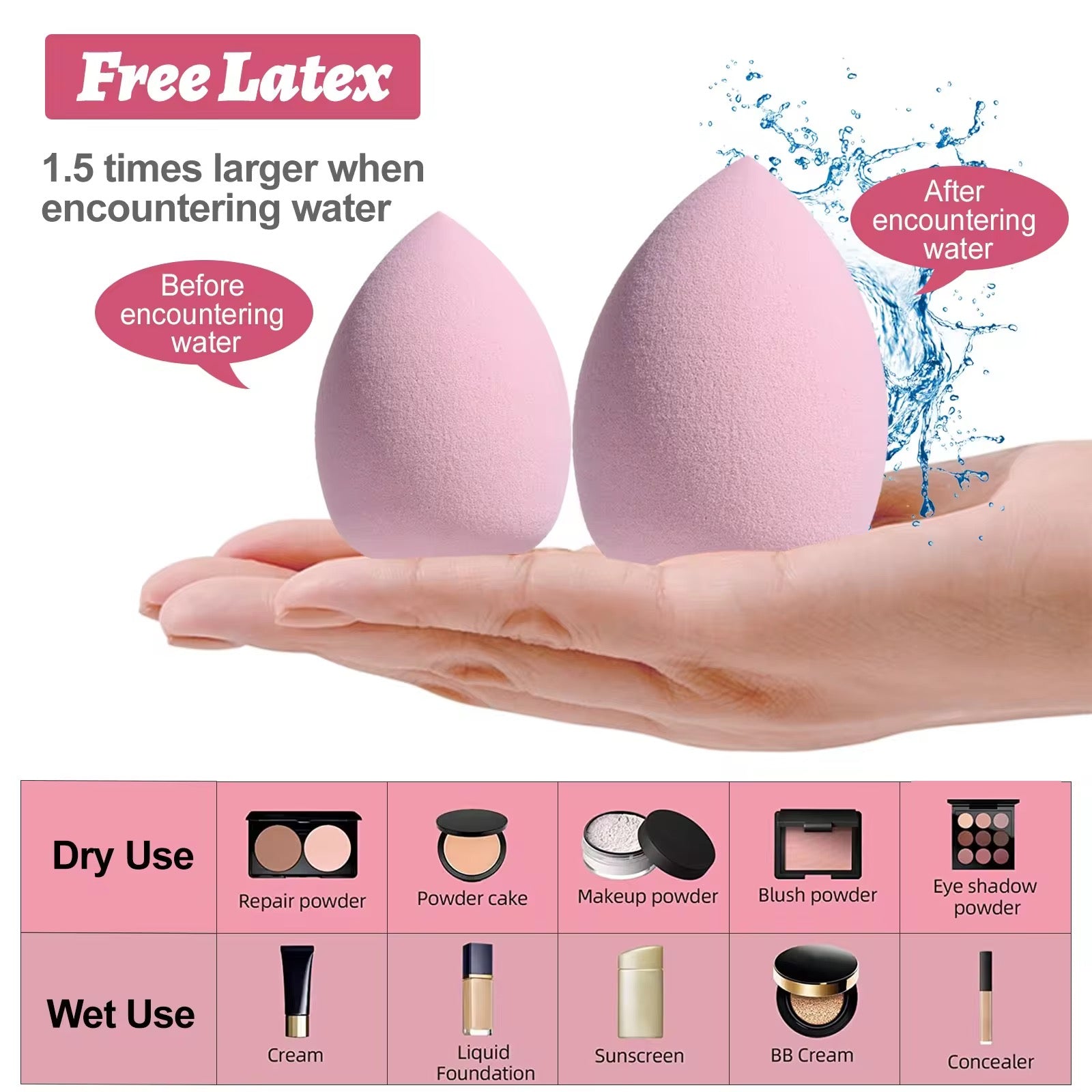 PANSYTRACY BEAUTY Bottled Makeup Sponge