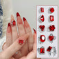 PANSYTRACY Bordeaux Red Pile Diamonds - Pansytracy