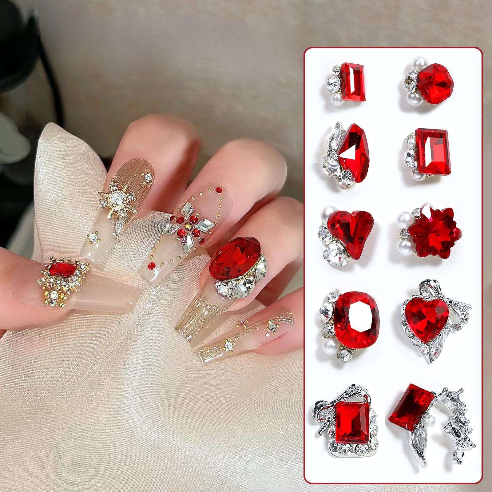 PANSYTRACY Bordeaux Red Pile Diamonds - Pansytracy