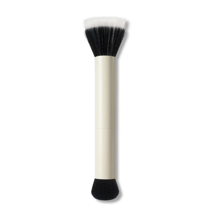 PANSYTRACY Dual-Ended Face Makeup Brush Foundation Contouring Beauty Tool