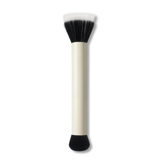 PANSYTRACY Dual-Ended Face Makeup Brush Foundation Contouring Beauty Tool