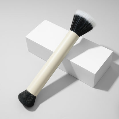 PANSYTRACY Dual-Ended Face Makeup Brush Foundation Contouring Beauty Tool