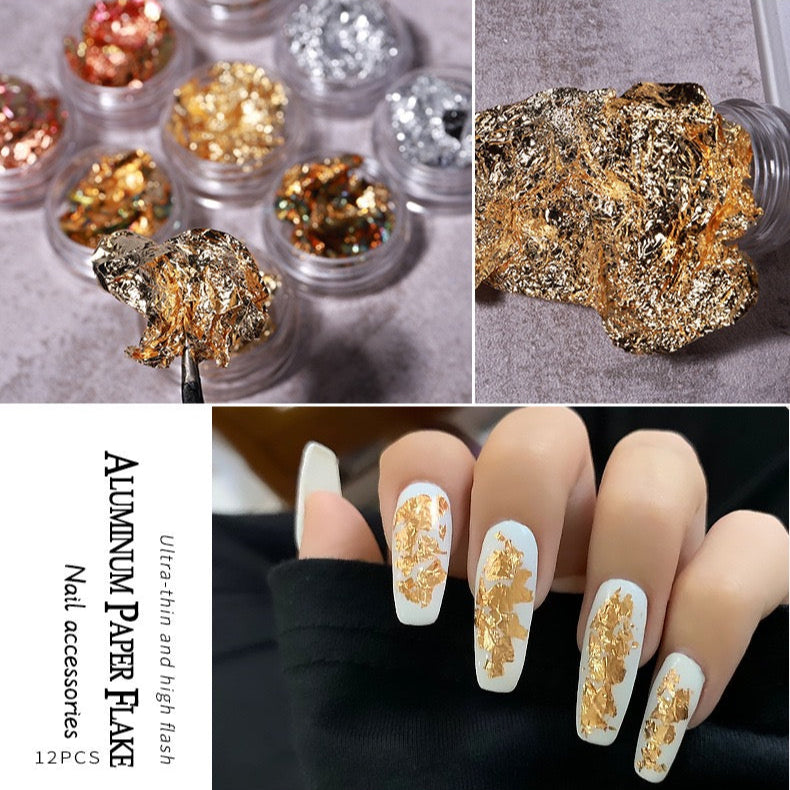 PANSYTRACY NailArt Gold Foil - Pansytracy