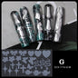 PANSYTRACY Nail Art Crystal Nail Film Molds 12 Pieces - Pansytracy