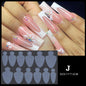 PANSYTRACY Nail Art Crystal Nail Film Molds 12 Pieces - Pansytracy