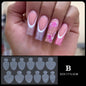 PANSYTRACY Nail Art Crystal Nail Film Molds 12 Pieces - Pansytracy