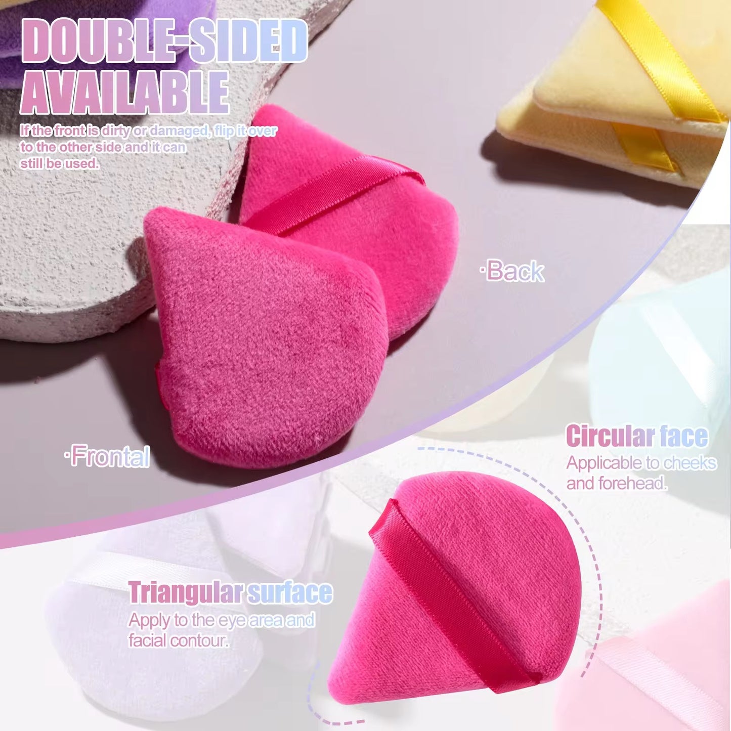 20Pcs Powder Puff Face Makeup Tools