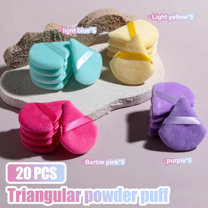 PANSYTRACY beauty 20Pcs Powder Puff Face Makeup Tools