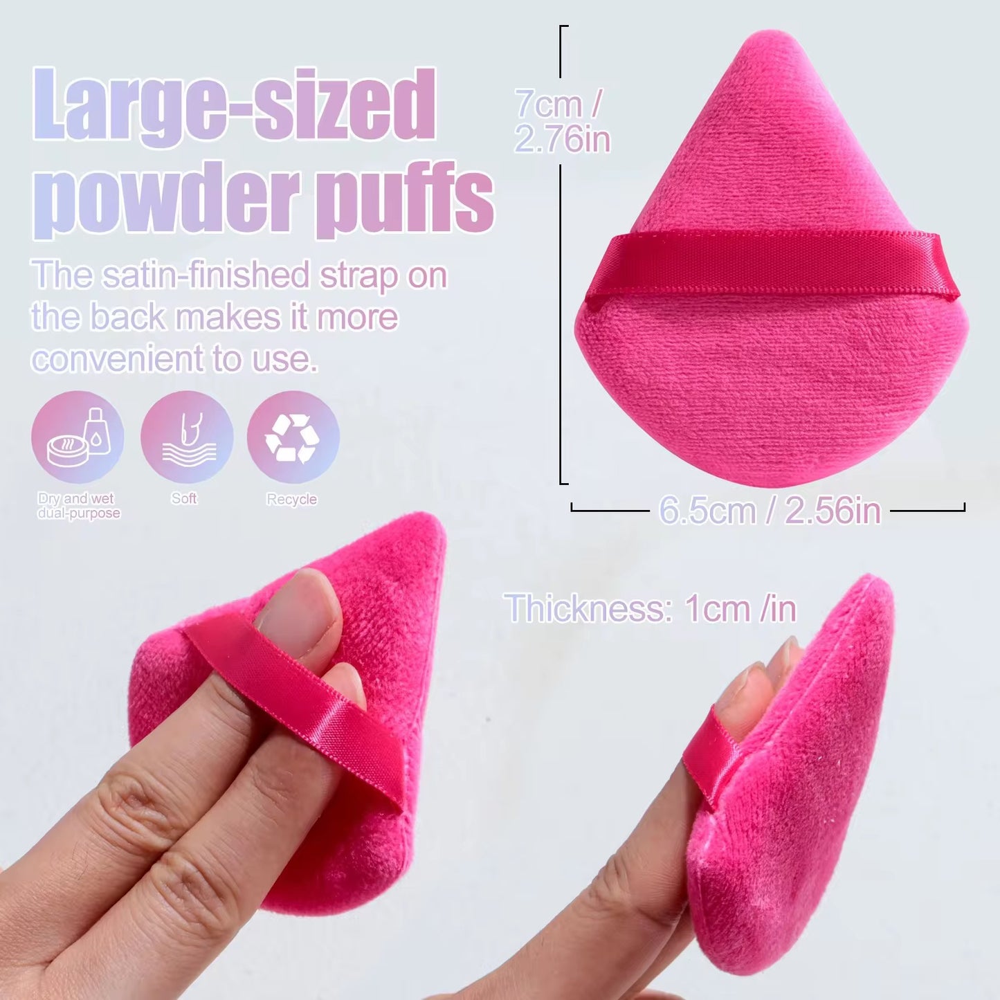 PANSYTRACY beauty 20Pcs Powder Puff Face Makeup Tools