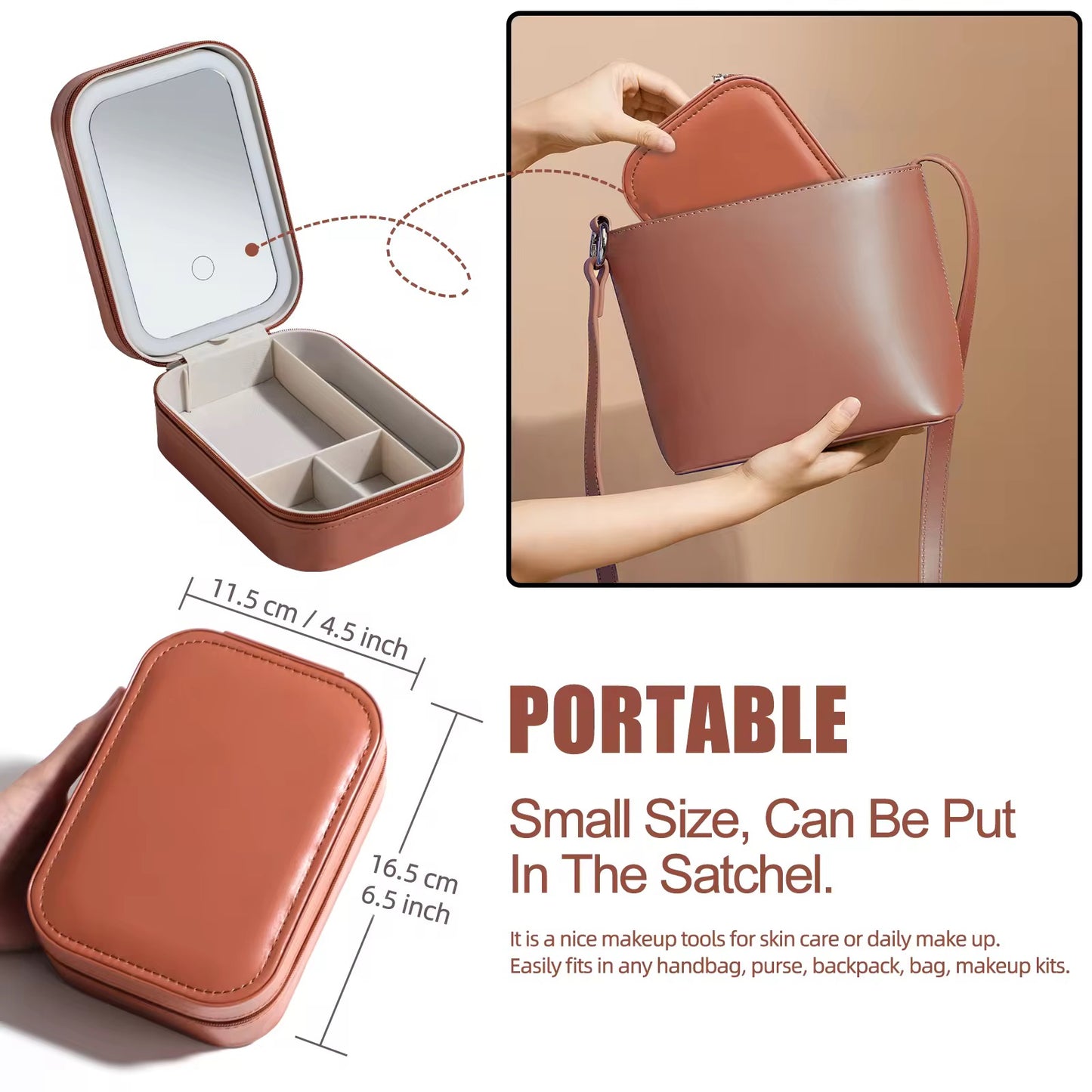 Portable Makeup Bag - PANSYTRACY