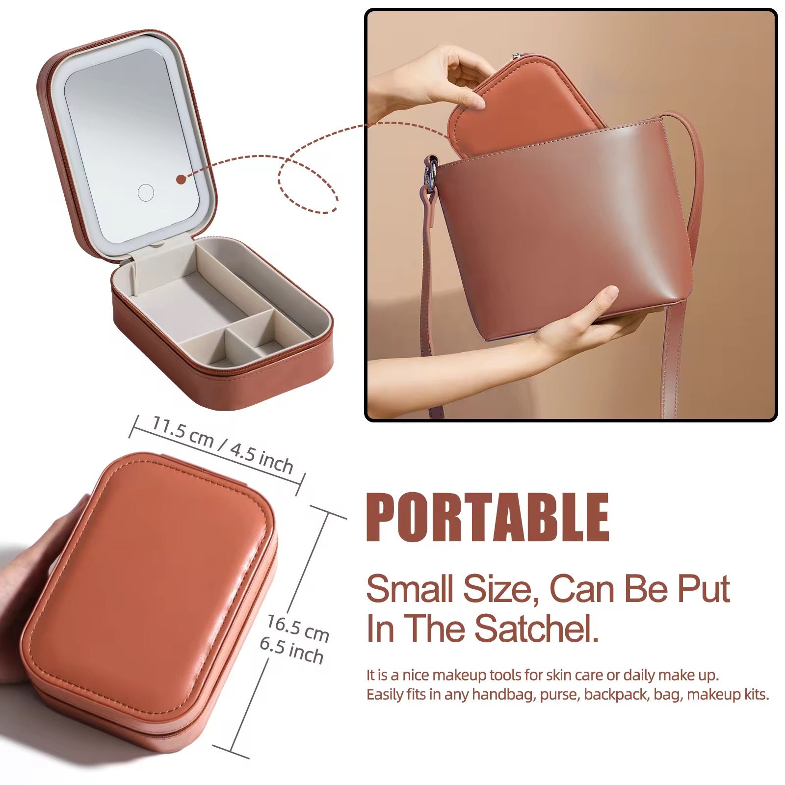 Portable Makeup Bag - PANSYTRACY