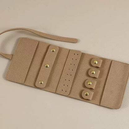 Portable Multi-Function Jewelry Roll-Up Bag