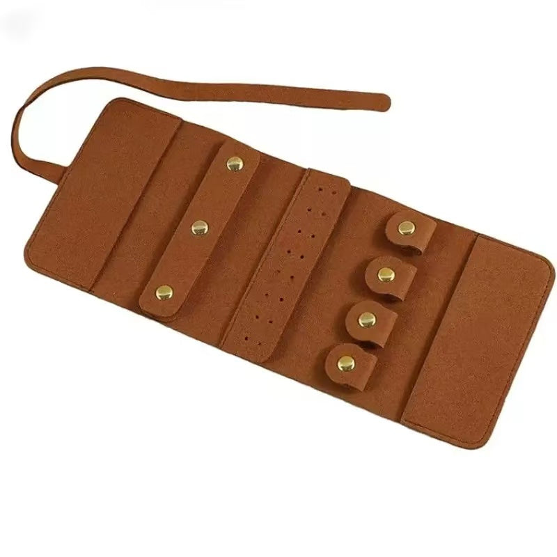 Portable Multi-Function Jewelry Roll-Up Bag