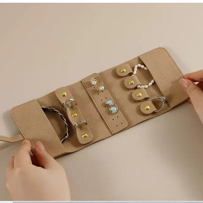 Portable Multi-Function Jewelry Roll-Up Bag