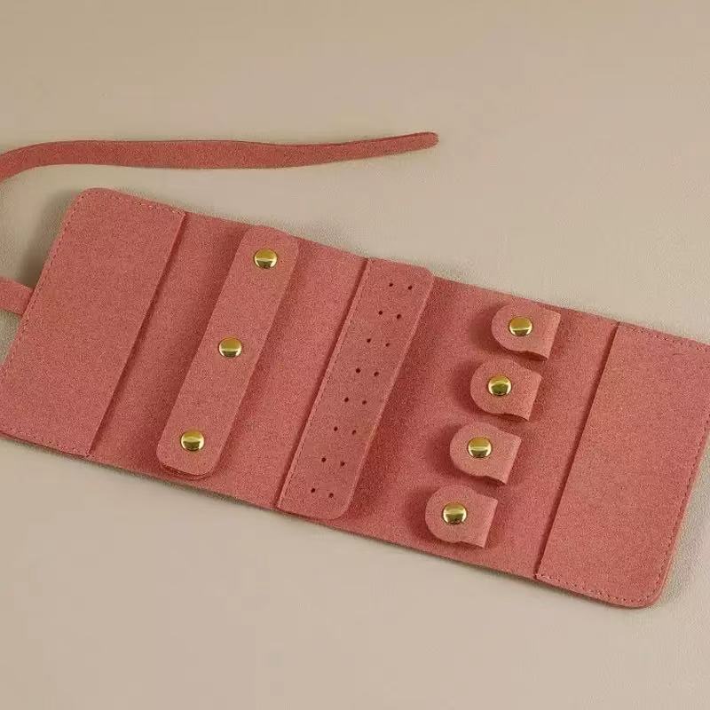 Portable Multi-Function Jewelry Roll-Up Bag