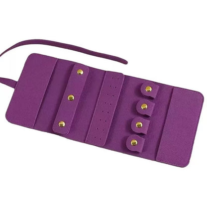 Portable Multi-Function Jewelry Roll-Up Bag