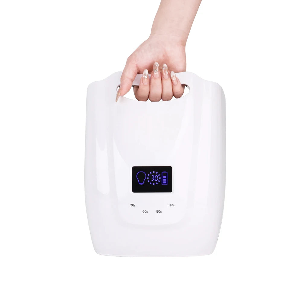 128W LED Nail Lamp Rechargeable - Pansytracy
