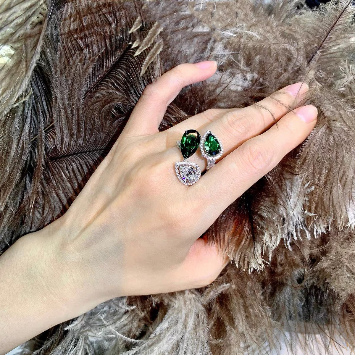Sapphire Open Ring