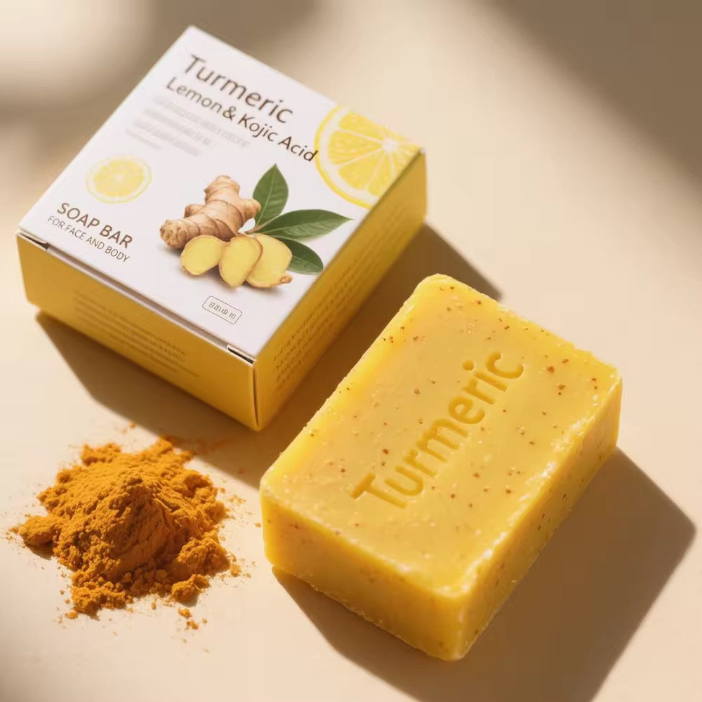 Turmenic Lemon & Kojic Acid Soap for Body & Face