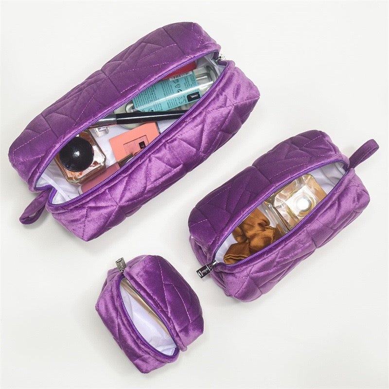 Velvet Cosmetic Storage Pouch