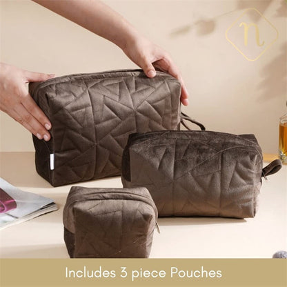 Velvet Cosmetic Storage Pouch