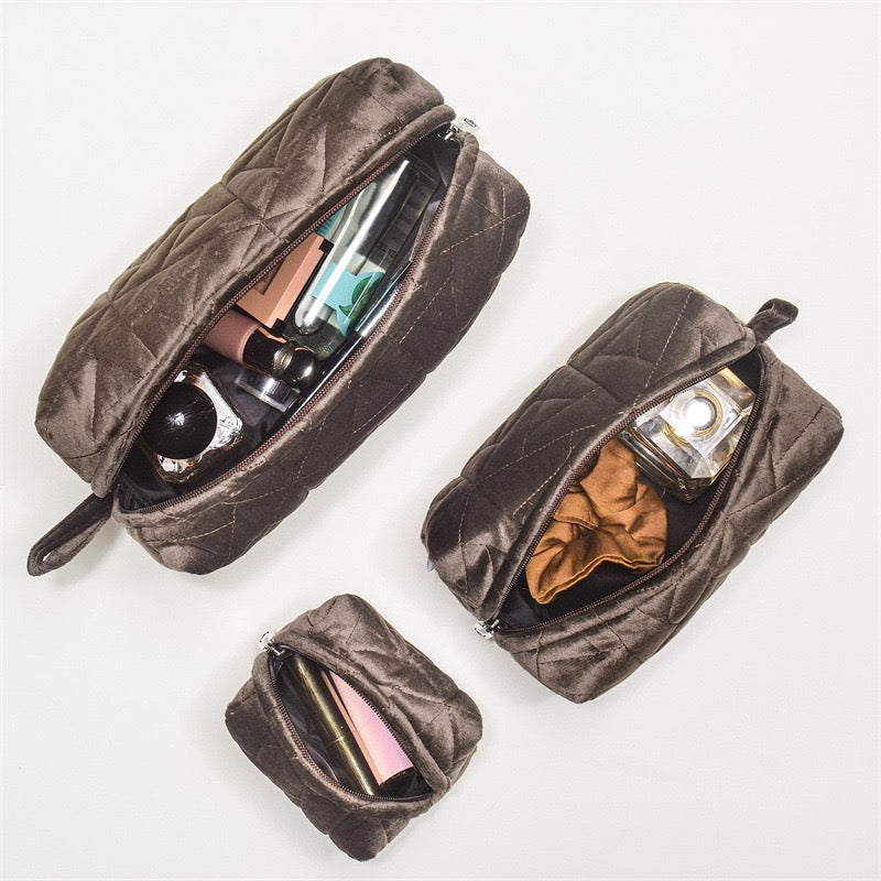 Velvet Cosmetic Storage Pouch