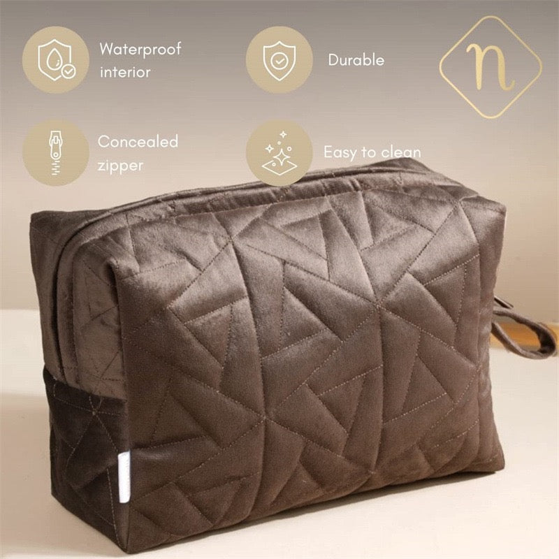 Velvet Cosmetic Storage Pouch