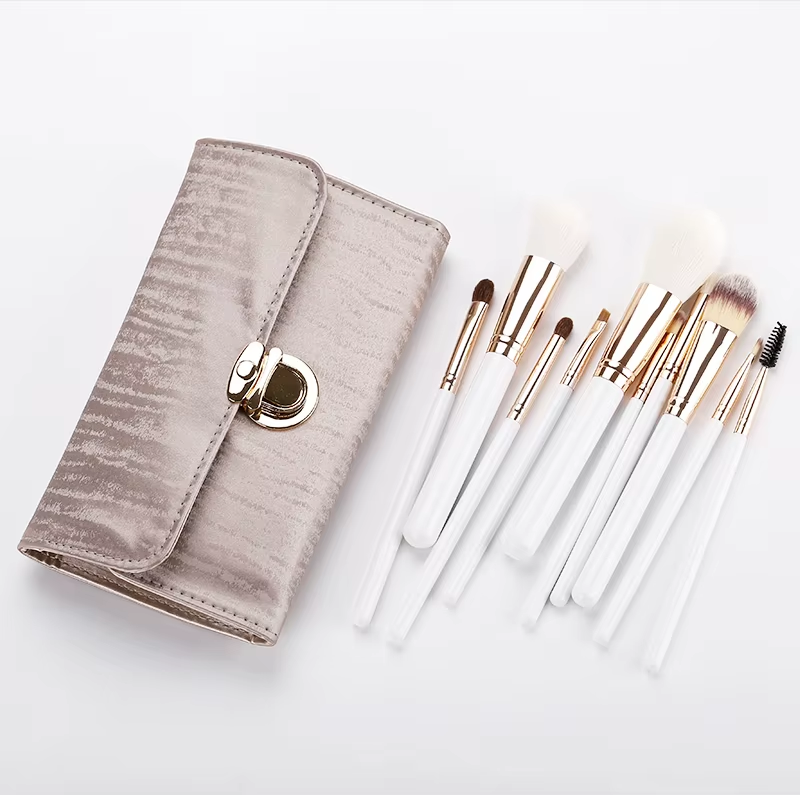 White Beauty Tools 10Pcs Makeup Brush Set - PANSYTRACY