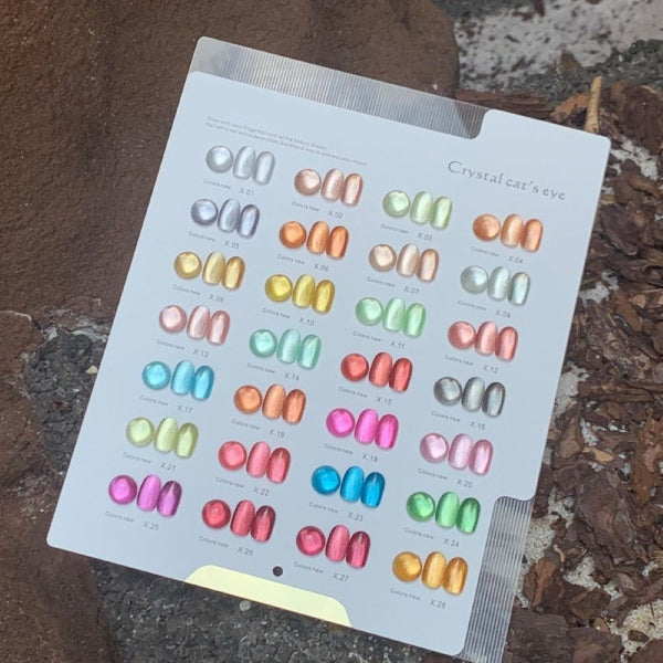 28 colors Cat eye Nail gel Non-toxic - Pansytracy
