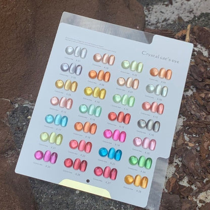 28 colors Cat eye Nail gel Non-toxic - Pansytracy