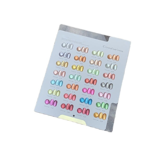 28 colors Cat eye Nail gel Non-toxic - Pansytracy
