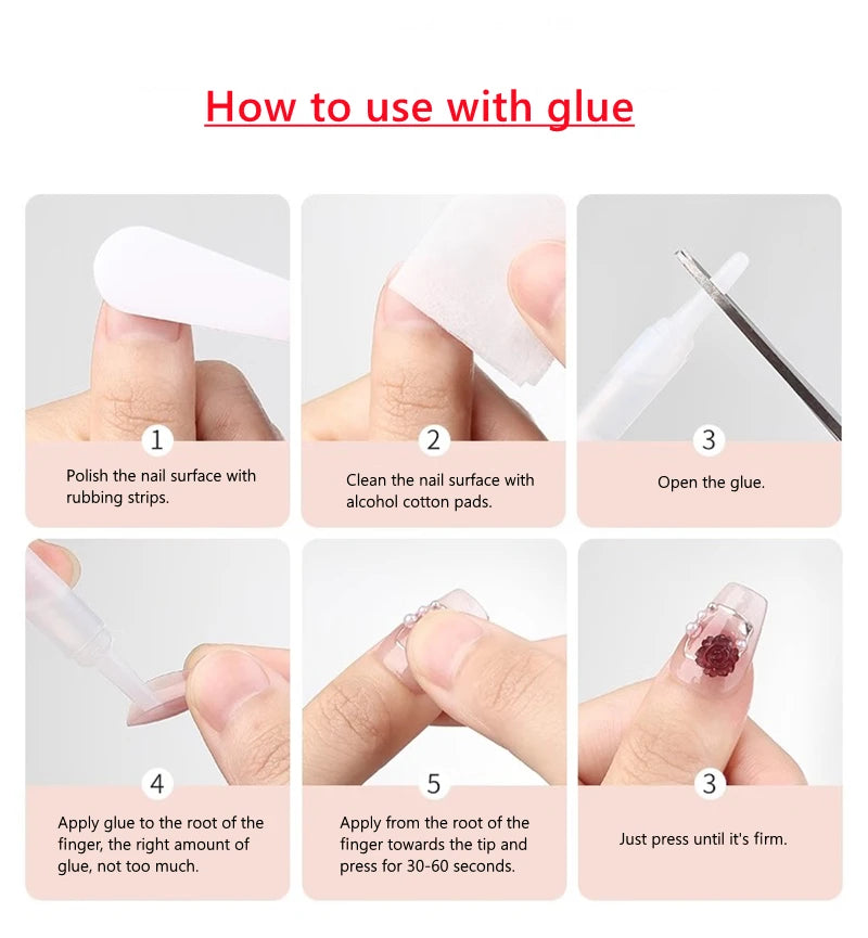 10Pcs Long Handmade Press on Nails Coffin False Nails Crocodile Texture Fake Nails - Pansytracy