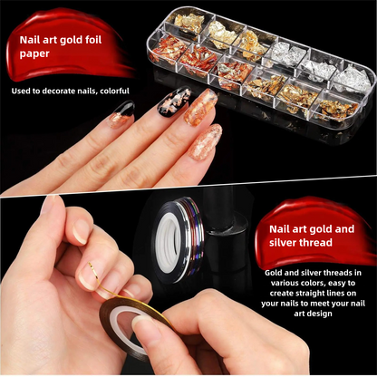 DIY Nail Painting Pen Nail Drill Tool Set - Pansytracy